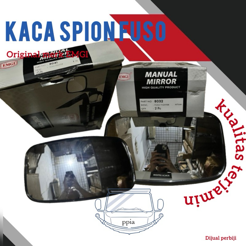 Kaca spion Fuso Original merk EMGI kaca spion truk Fuso Kaca spion murah kaca spion truk fuso origin