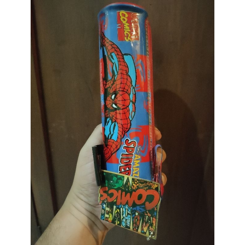 

tempat pensil Spiderman jadul murmer