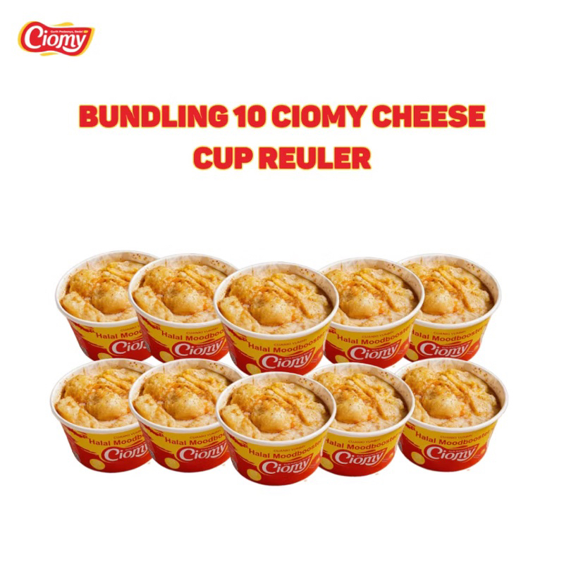 

Ciomy - Bundling 10 Cuanki Cheese Cup Reguler 75gr