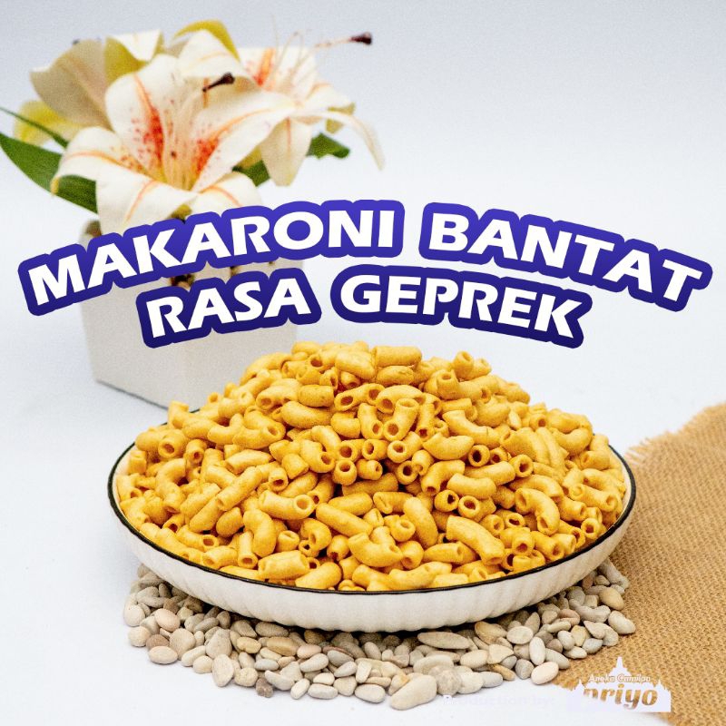 

Makaroni Bantat Geprek Pedas Gurih – Snack Renyah Khas Magelang by Priyo Snack