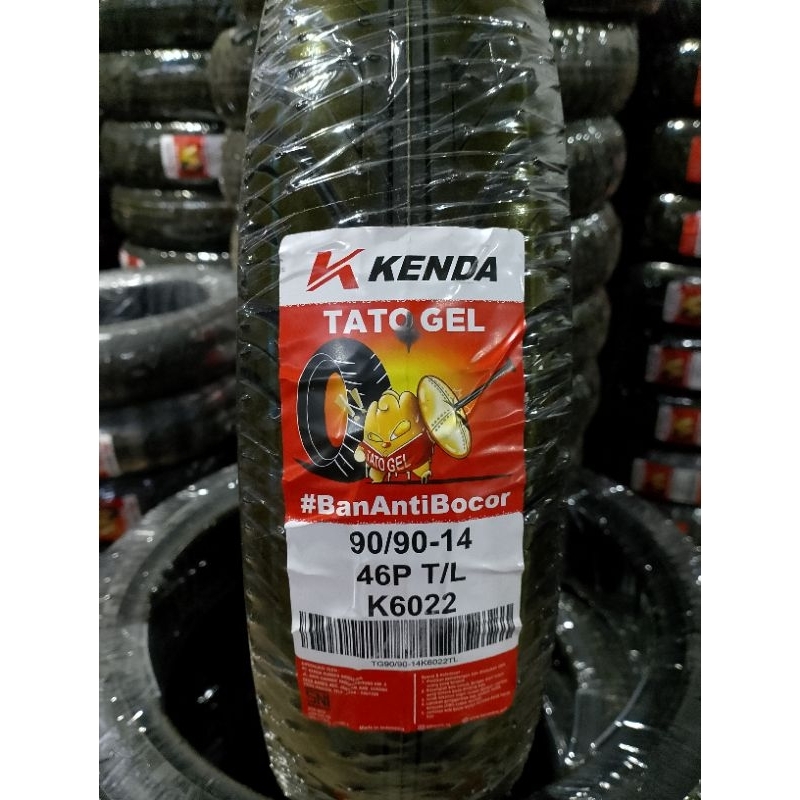 BAN MATIC KENDA TATOGEL ANTI BOCOR  K6022 90/90-14