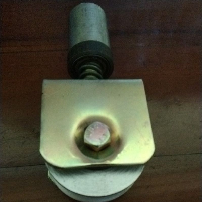 Roda Slending ukuran 6cm bualat/beton/behel  Roda per pintu lipat minimalis tempa pager besi ukuran 