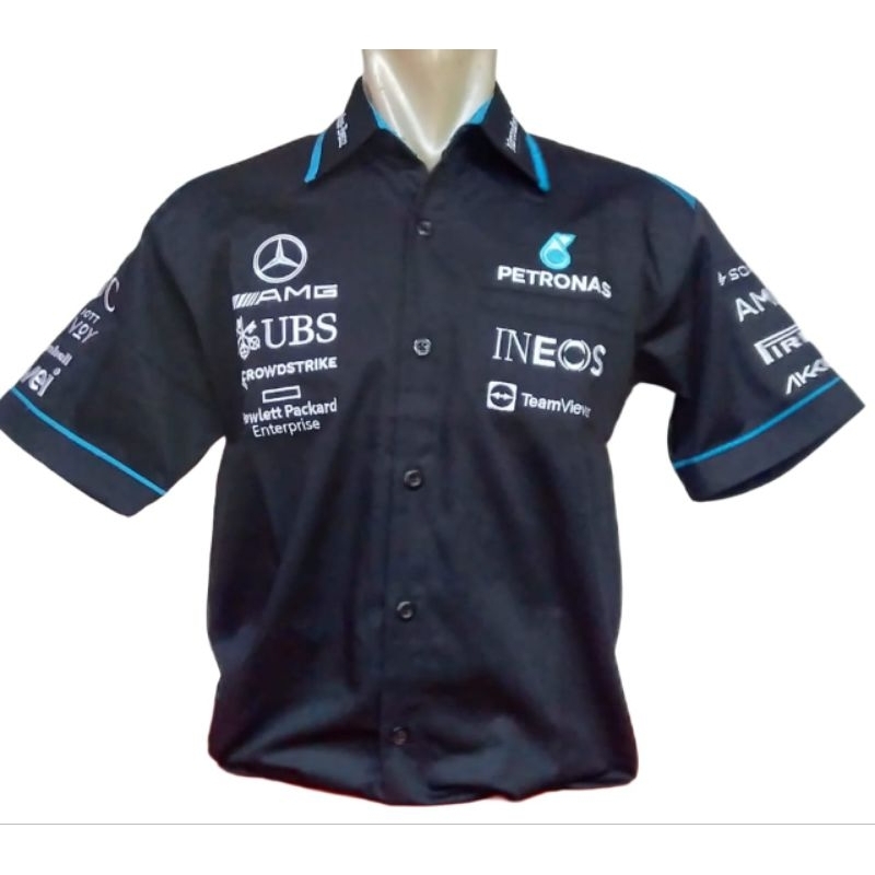 Kemeja Mercedes AMG Petronas F1 Team 2023 - Official Racing Store