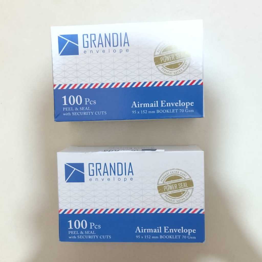 

Amplop Putih Grandia 1 box isi 100 lembar