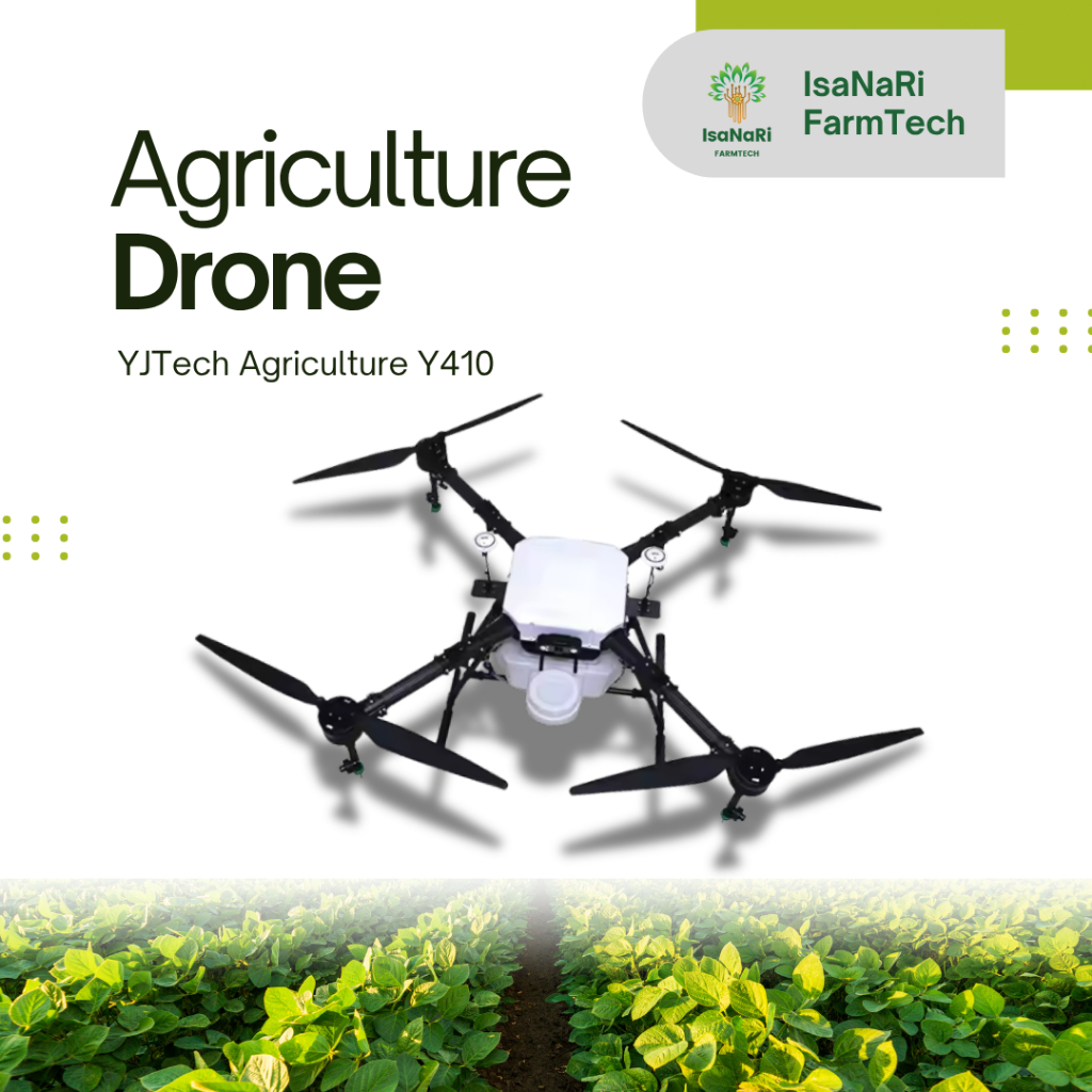 Drone pertanian YJTech Y410 - Agriculture Drone - Drone Sprayer 10 Liter