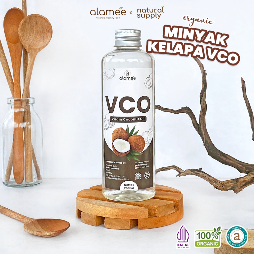

ALAMEE Virgin Coconut Oil Minyak Kelapa Murni Extra VCO Asli Dapat Diminum Organik Masak Minum
