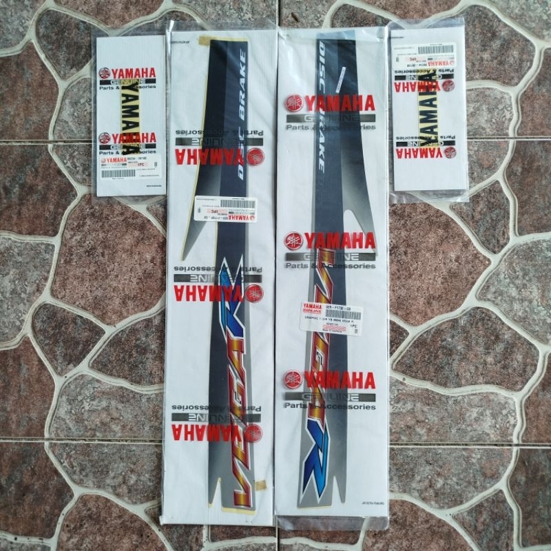 Stiker Striping Body Belakang Vega R Lama Hitam 2004 Original YGP