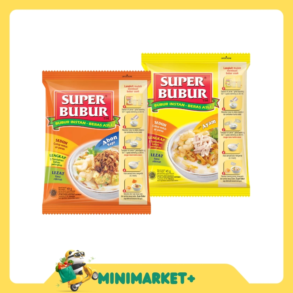 

SUPER BUBUR ABON SAPI DAN AYAM 45GR