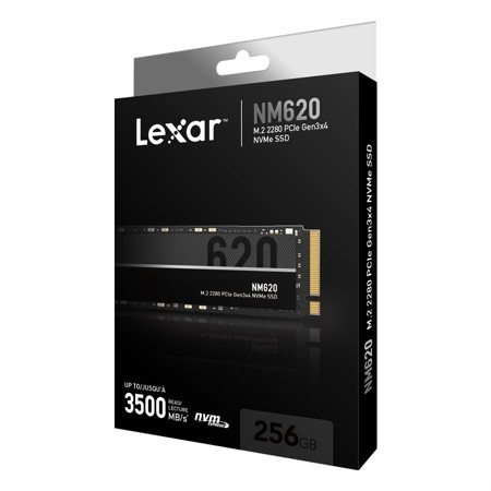 Lexar NM620 NVMe SSD 256GB M.2 2280 PCIe GEN 3X4 Official Warranty