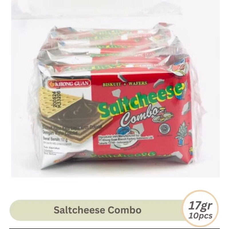 

Saltcheese Combo 1 renteng 10pcs Khong Guan