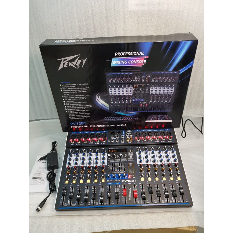 PEAVEY PV12BT PROFESSIONAL MIXER AUDIO