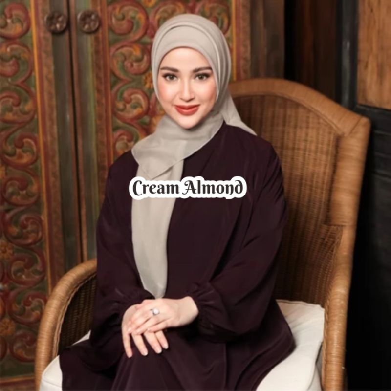 Lozy Hijab - Polly Cotton Square (Hijab Segi Empat Bahan Polly Cotton)