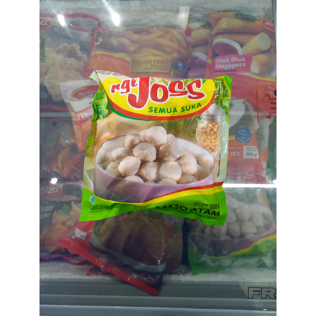 

Frozenfood NGEJOSS Bakso Ayam 500gr