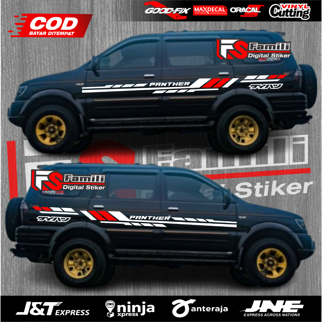 Stiker Mobil Panther Stiker Striping Stiker Mobil Isuzu Panther