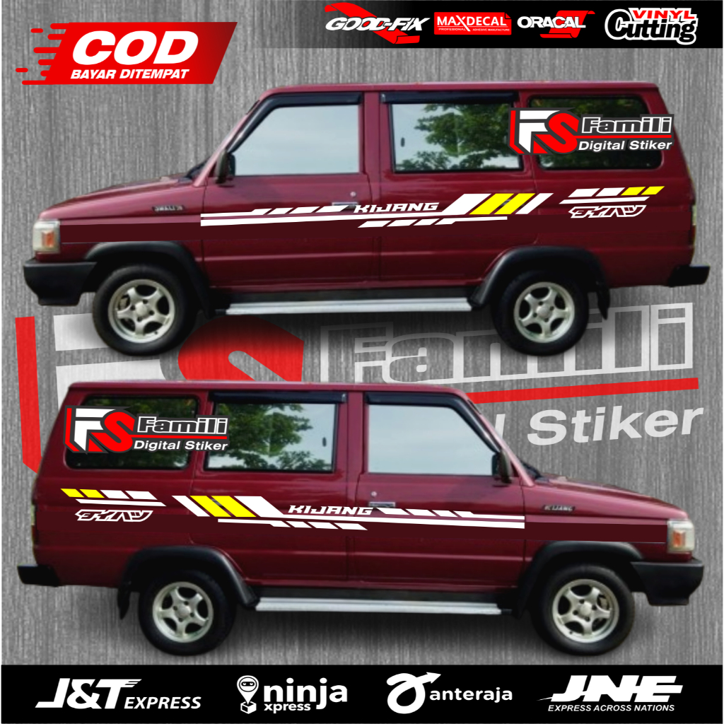 Stiker Mobil Kijang Super Stiker Body Kijang Super