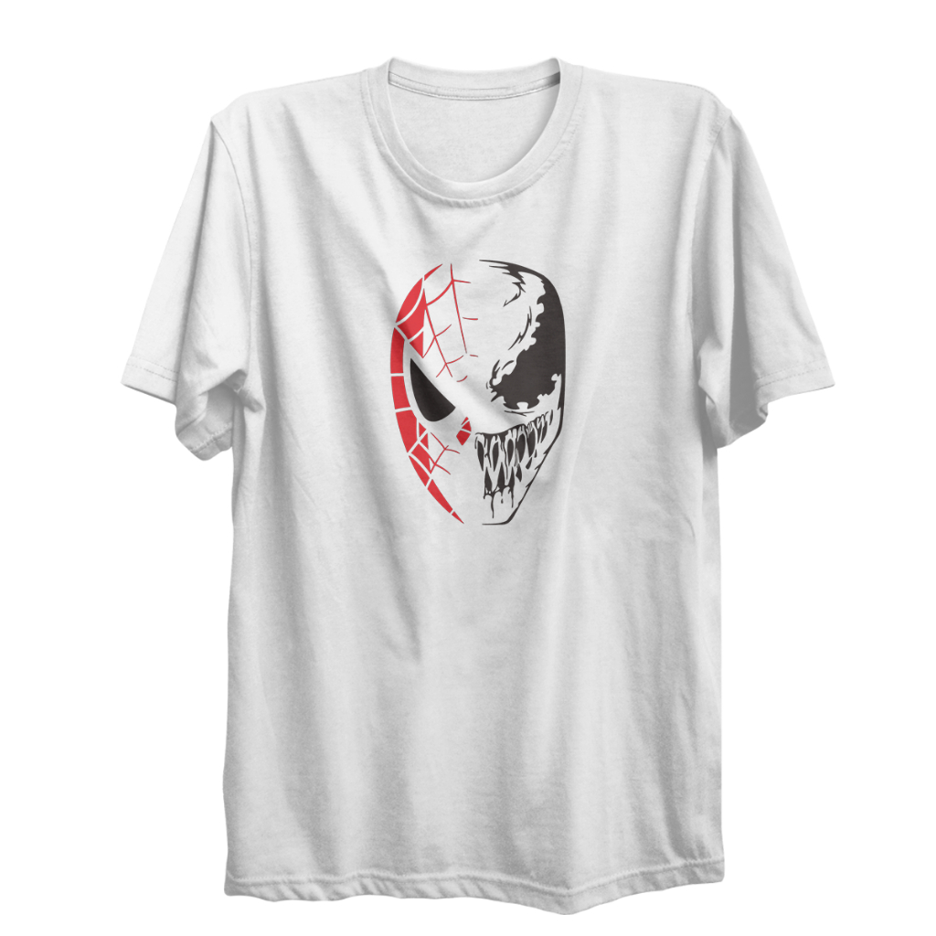 Baju Kaos Pria Wanita Brended | Baju Kaos Spider Venom | Oversize