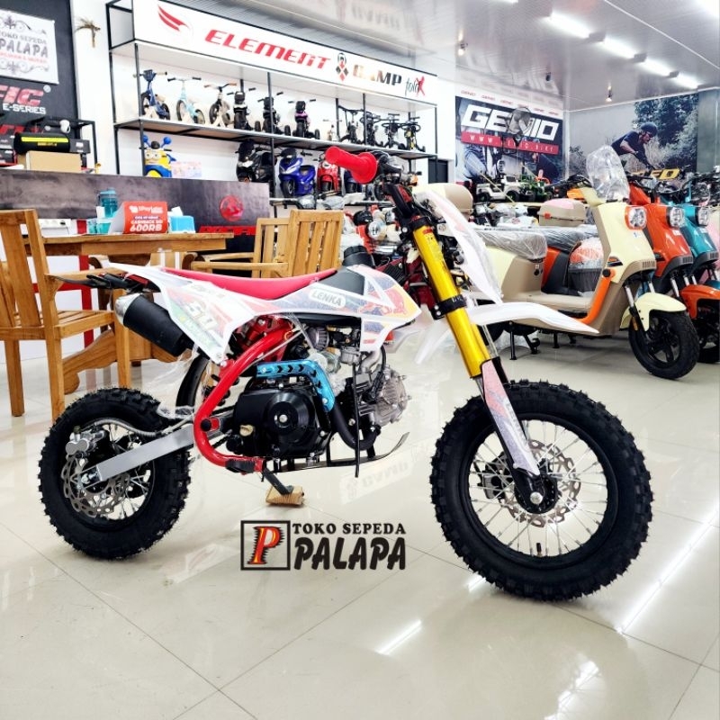 Sepeda Motor Bensin Mini Trail Matic LENKA MXGP 51 50cc Electric Start