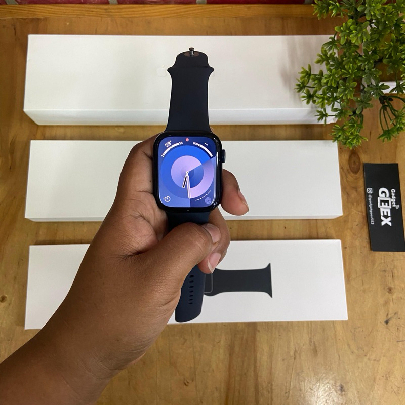 Apple watch series 7 45mm Midnight Black Super mulus full Original