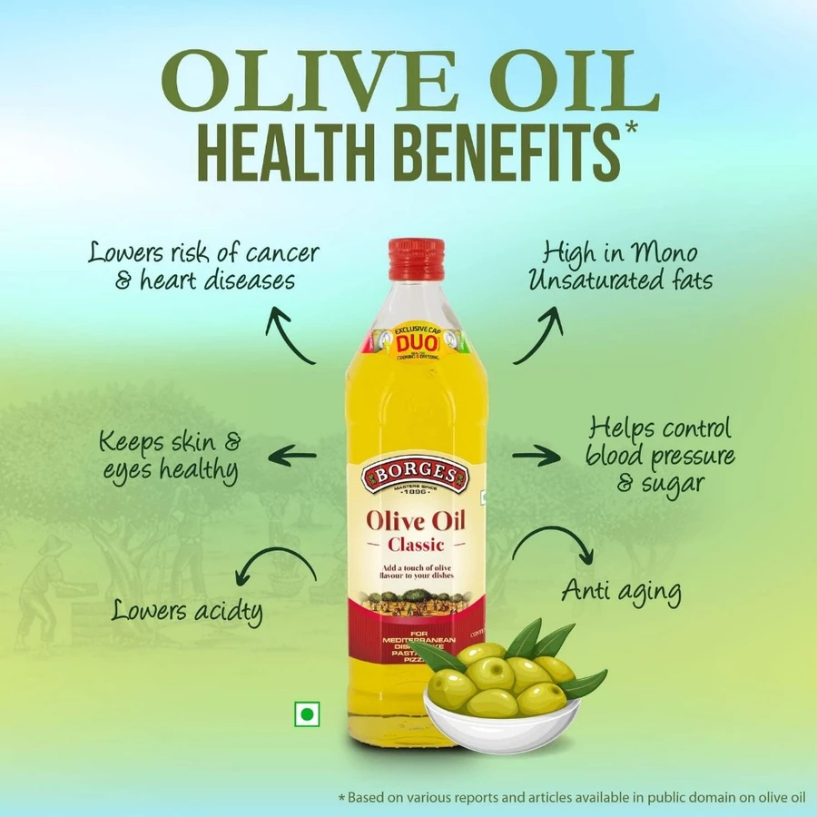 

MINYAK ZAITUN BORGES CLASSIC / OLIVE OIL 250 ML