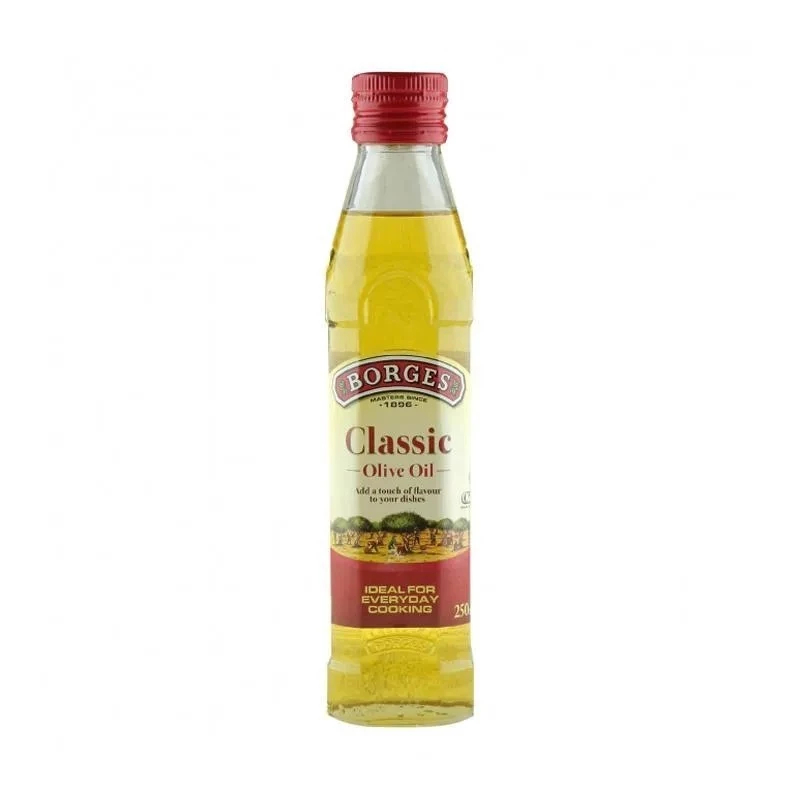 

Borges Classic Olive Oil 250ml Minyak Zaitun (KHUSUS INSTAN)