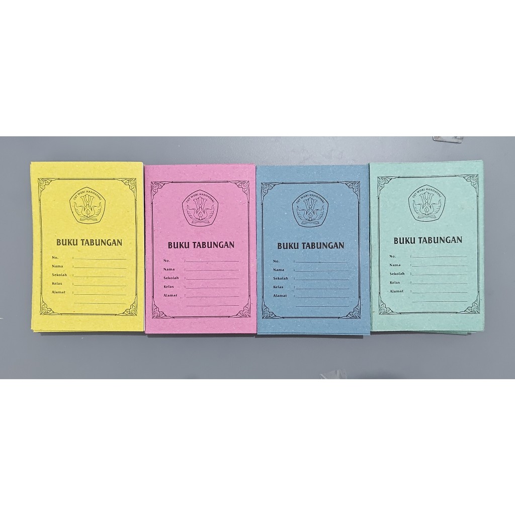 

(Per 20pcs) Buku Tabungan Murah/Buku Tabungan Sekolah Pancasila Murah 12 Halaman