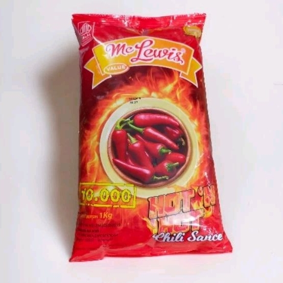 

Mc Lewis Sambal Extra Hot Value 1kg / Saus Mc Lewis