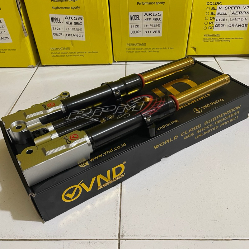 SHOCK BREAKER DEPAN MX KING SHOCK SUSPENSION DEPAN TABUNG VND AK 111 YAMAHA MX KING  ORIGINAL VND