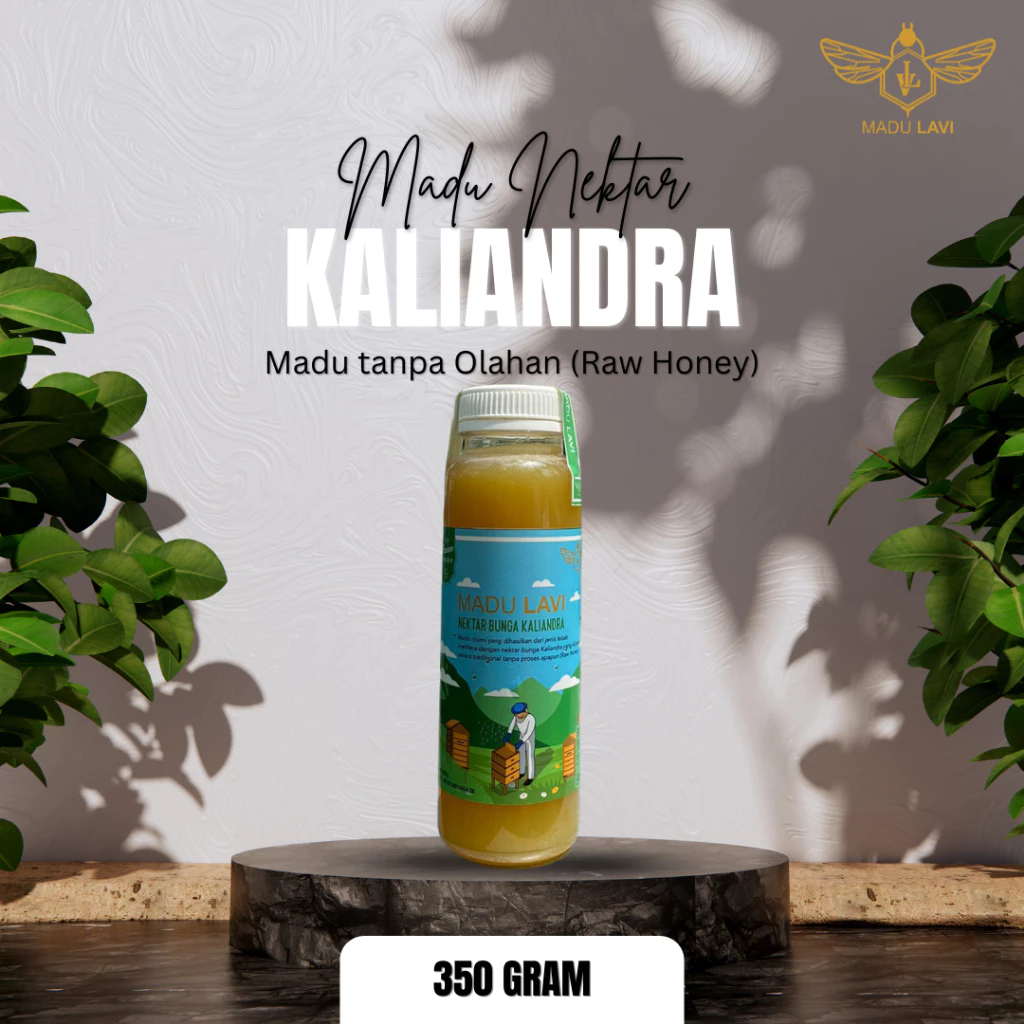 

Classica2106 Madu Lavi Murni Asli 350Gram Madu Nektar Kaliandra 100% Alami Pure Raw Honey