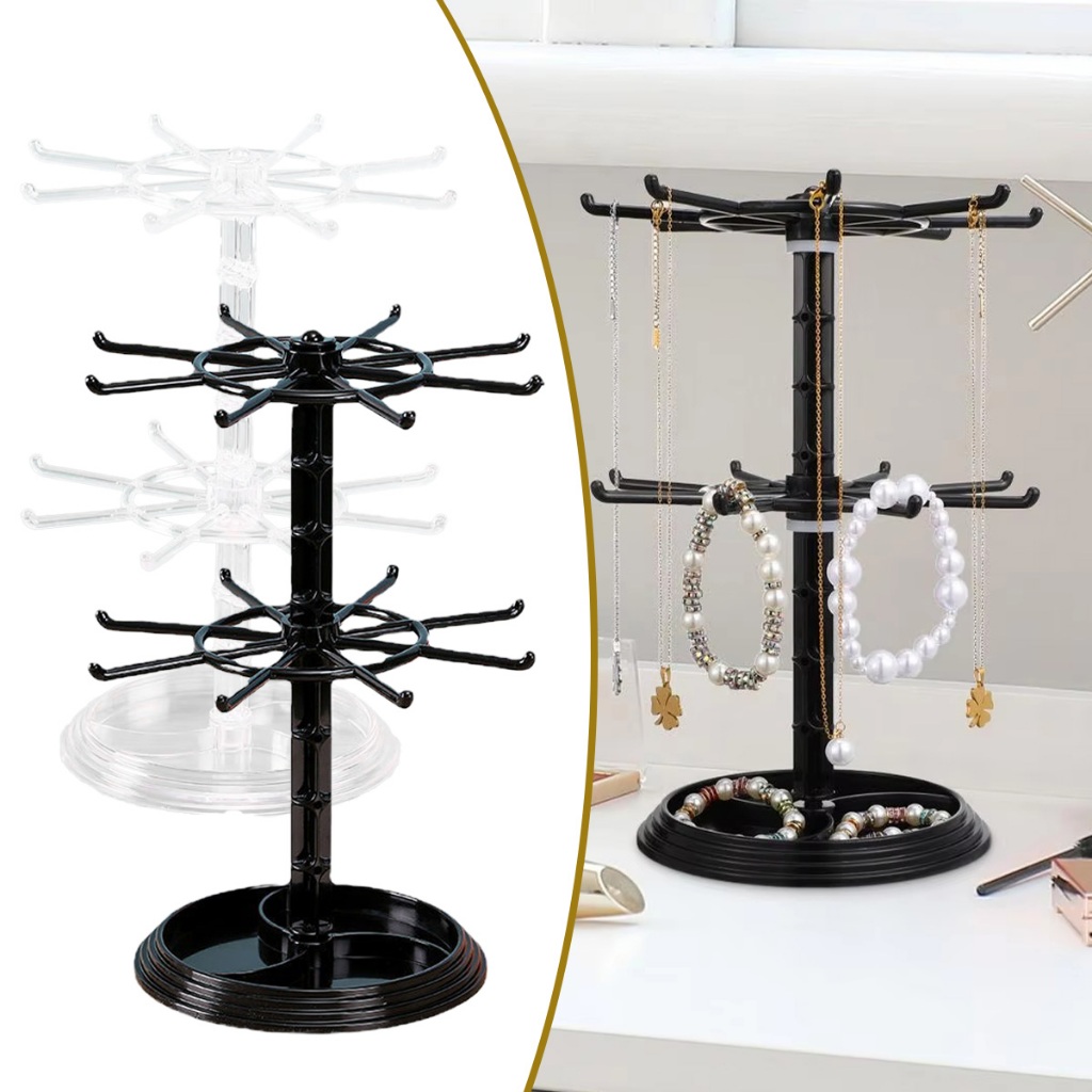 Rak Display Putar Mini / Gantungan Kunci / Aksesoris Display Serbaguna Matahari Putar