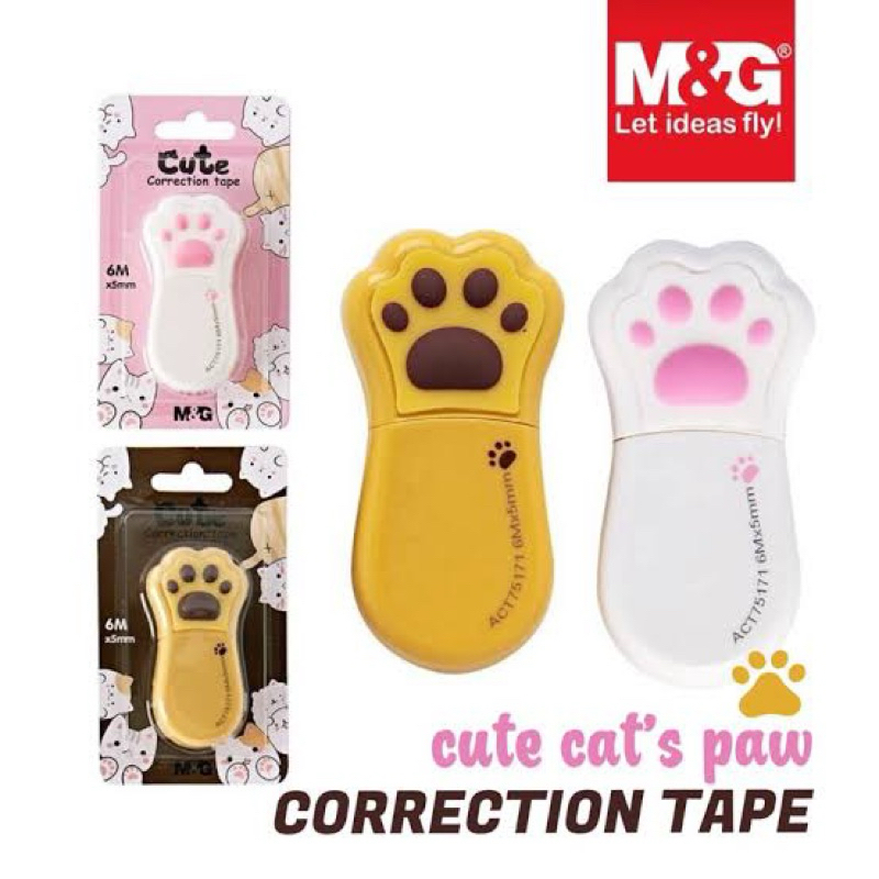

M&G Correction Tape Paws / tipe x Kertas