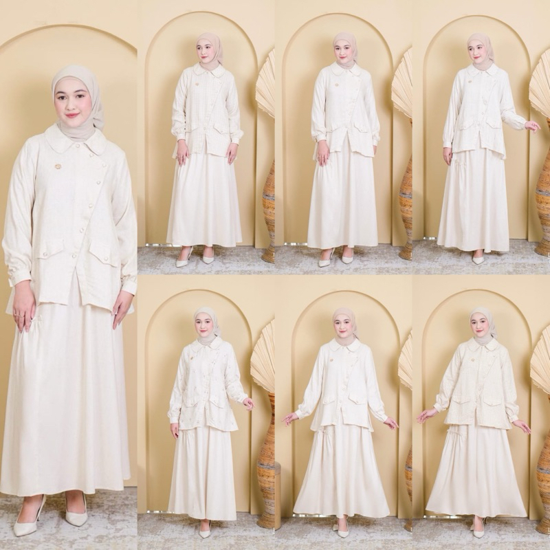 Lamira setelan oneset terbaru premium original by Ninos Design