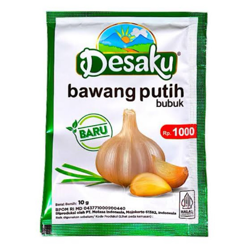 

DESAKU BAWANG PUTIH BUBUK ASLI 100% 1000 an