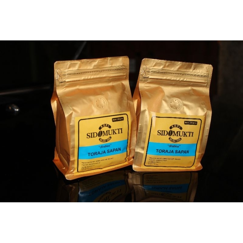 

Kopi Sido Mukti 100% Arabika Toraja Sapan 125gr & 250gr