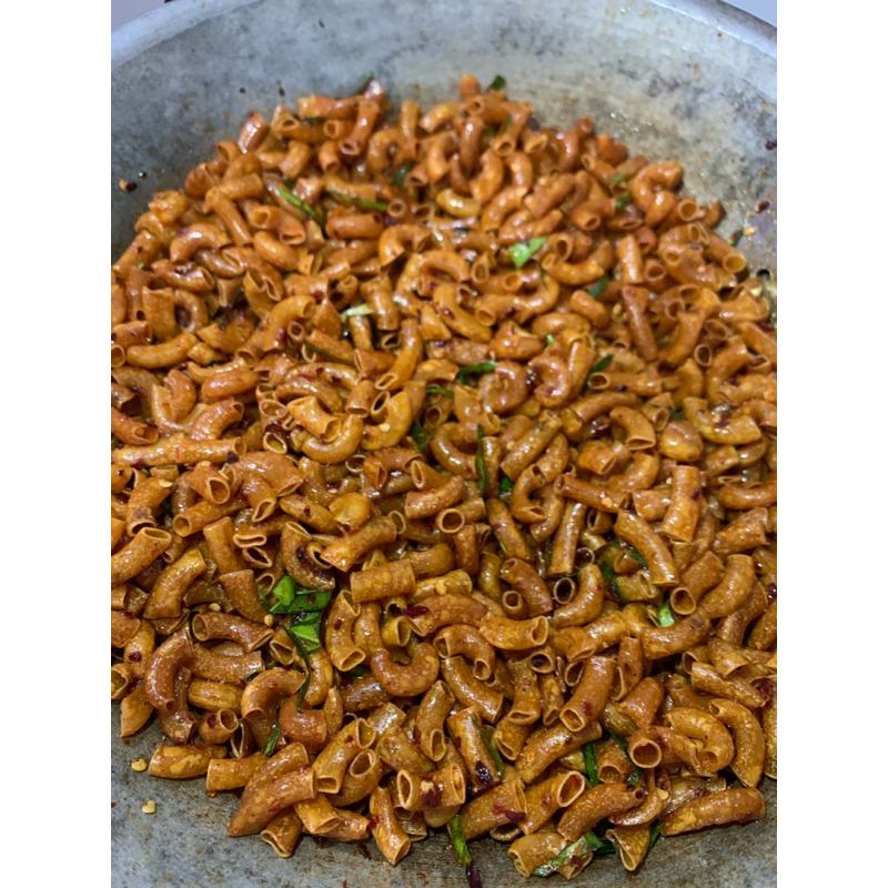 

MAKARONI CIKRUH 1000g PEDAS GURIH DAUN JERUK ASGAR ( Garut )