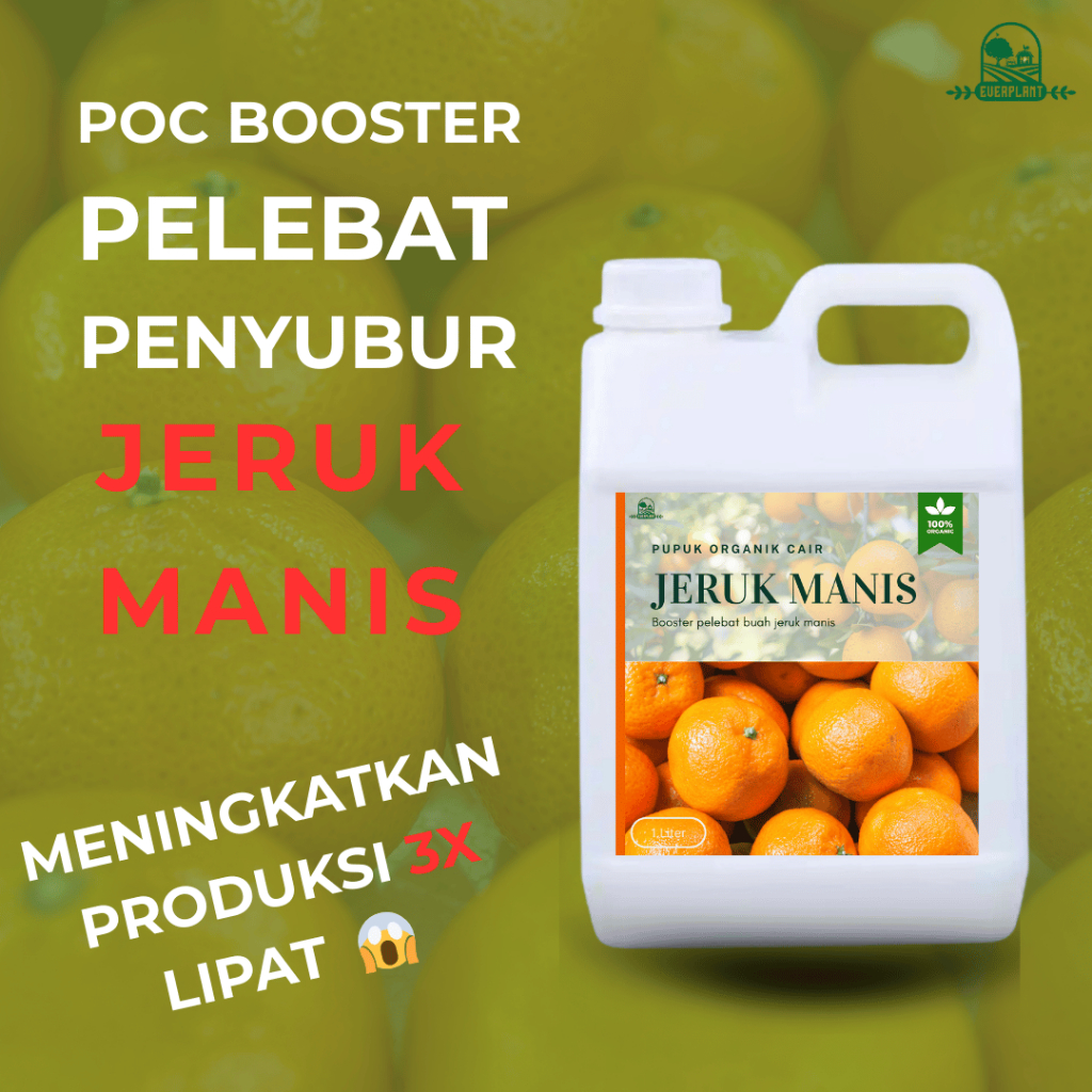 BIOPUPUK Pupuk Jeruk Manis | Pupuk Organik Cair Buah Jeruk | Pupuk Pelebat Buah Jeruk Manis