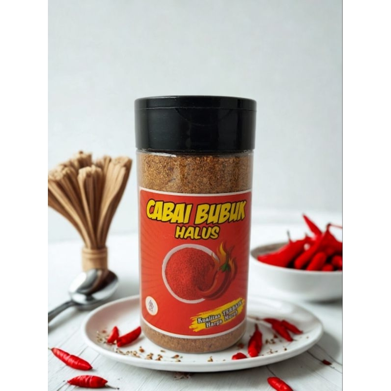 

Cabai Halus Bumbu Bubuk Extra Pedas Kemasan Botol 100ml