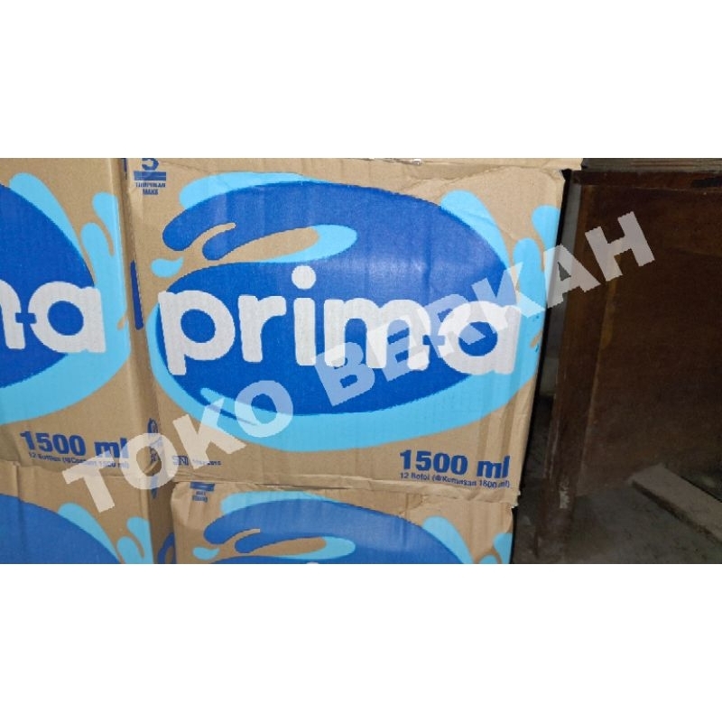 

Air Mineral Prima 1500ml /Prim-A 1500ml botol besar per dus/karton (AMDK Air Minum)
