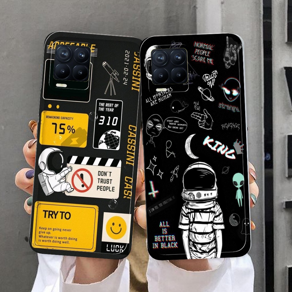 Softcase Untuk Realme 8 - Softcase Walpaper ART Keren Series Terbaru - Pelindung Hp - Softcase Hp - 