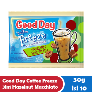 

Good Day Coffee Freeze Hazelnut Macchiato GOOD DAY COFFEE FREEZE 3IN1 HAZELNUT MACCHIATO RCG 10x30g