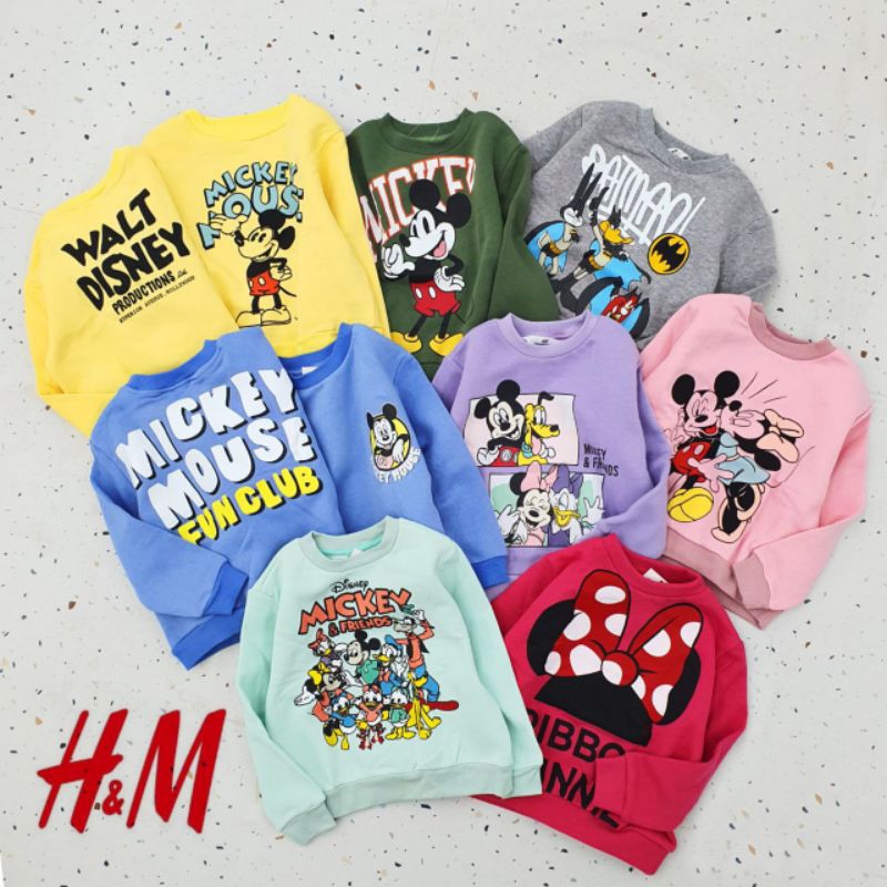 Sweater Anak HM/Sweater Anak Unisex 3-10y/Sweater HM Anak 3-10y
