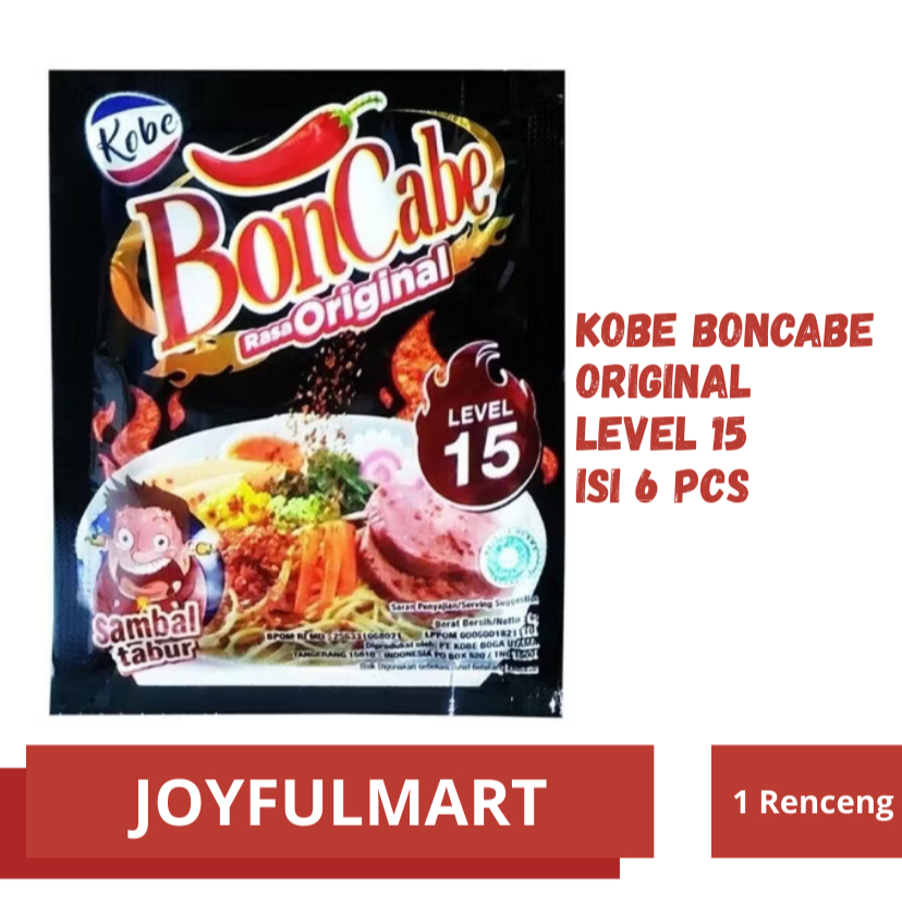 

Kobe Boncabe Original Rasa Level 15 Isi 6 PCS