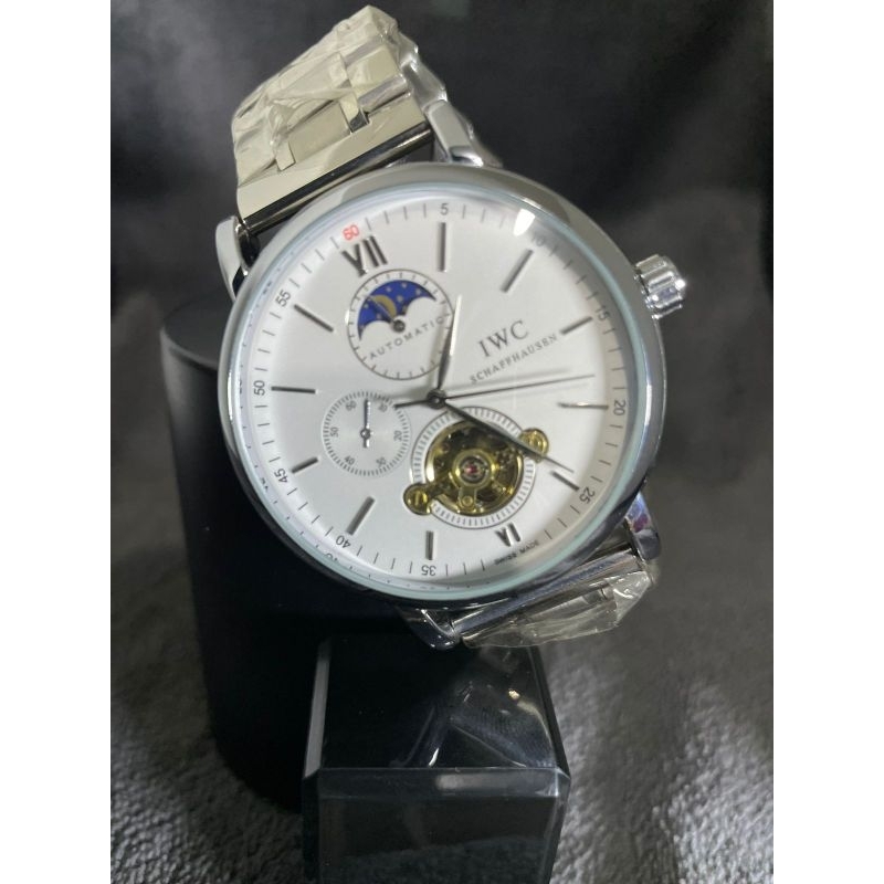 JAM TANGAN PRIA PREMIUM IWC AUTOMATIC WATER RESISTANT