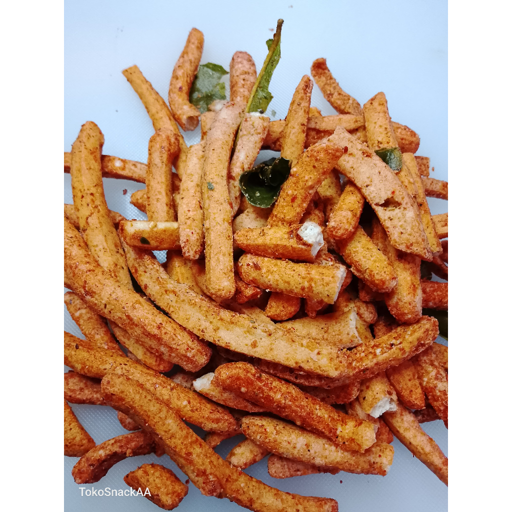 

MURAH !! BASRENG STIK PEDAS DAUN JERUK // 500 GRAM DAN 1 KG