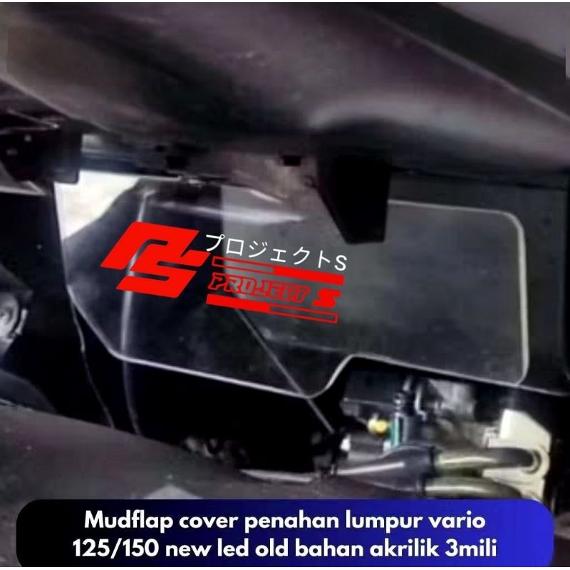 Mudflap Mud Flap Akrilik Vario 125 150 New LED OLD
