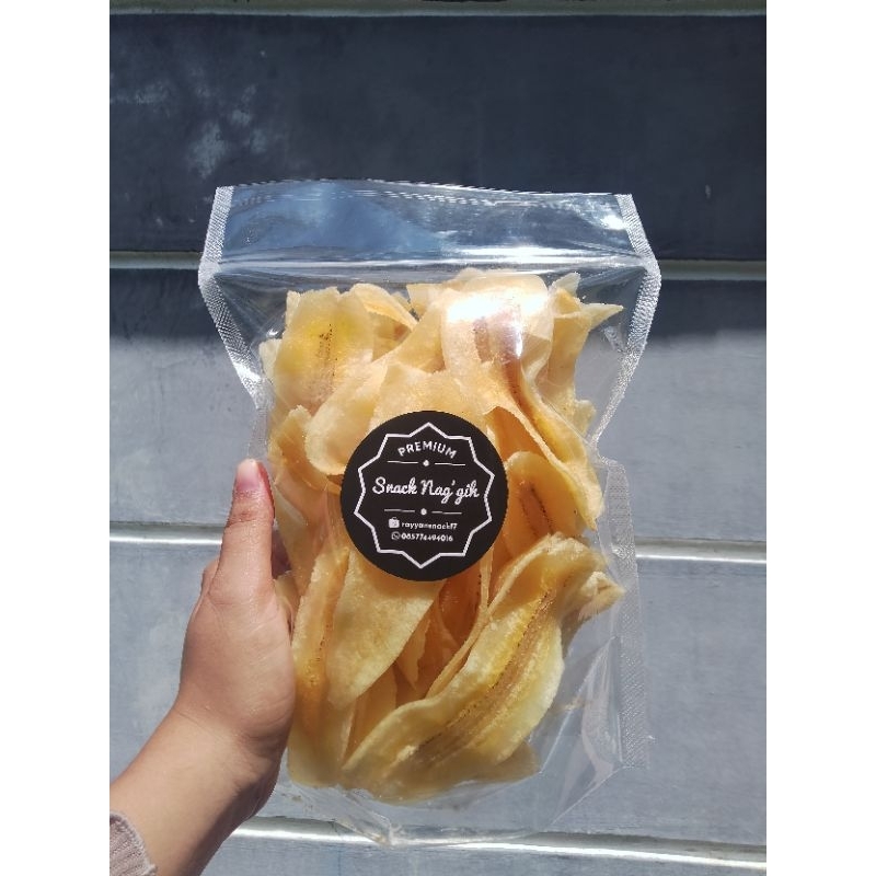 

Kripik pisang gurih 250 gram