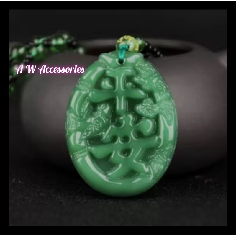 (TERLARIS) KALUNG KESEHATAN GIOK ASLI KALUNG KESEHATAN PRIA DAN WANITA BATU GIOK IMPORT