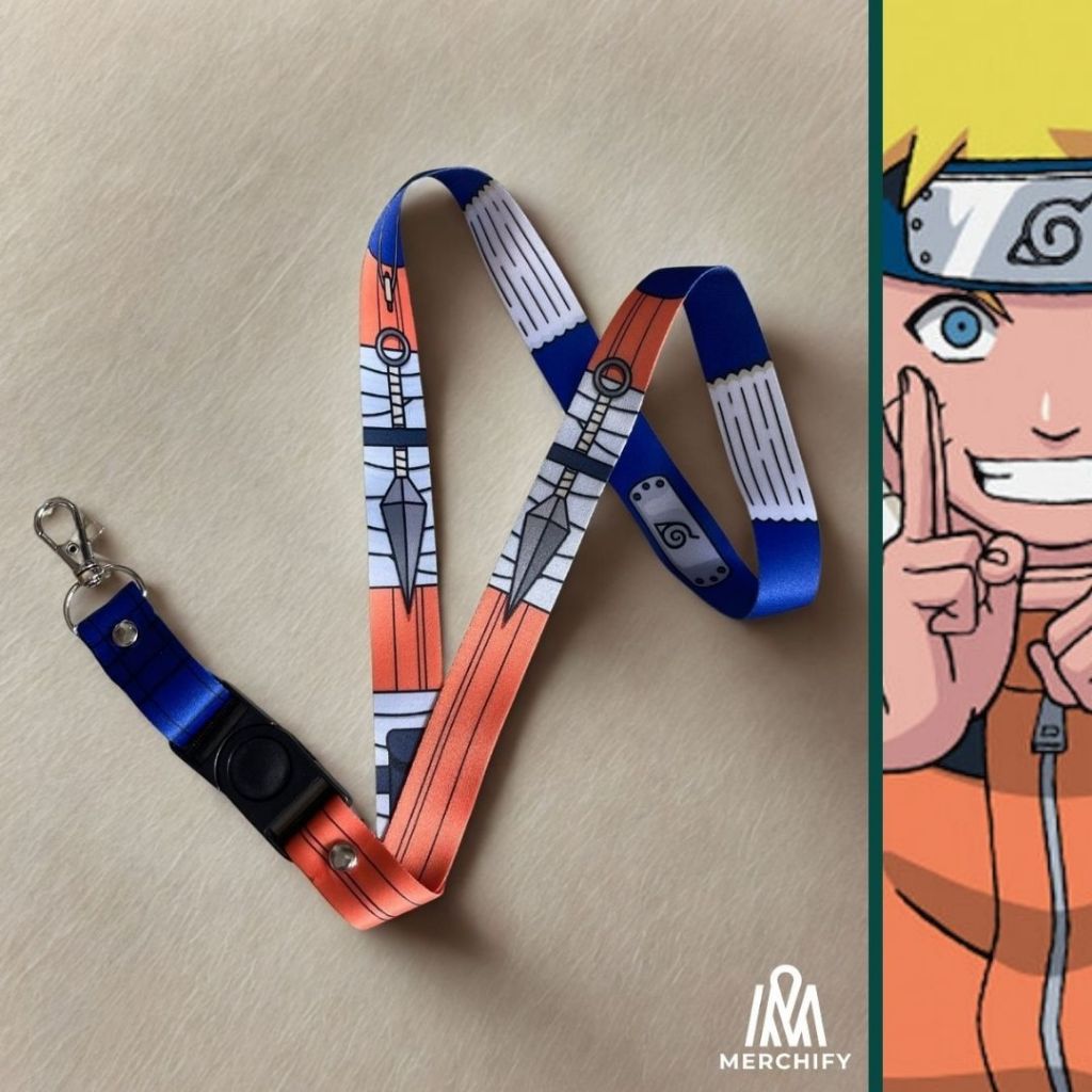 

Lanyard NARUTO Anime Merchandise Tali ID Card (unofficial)