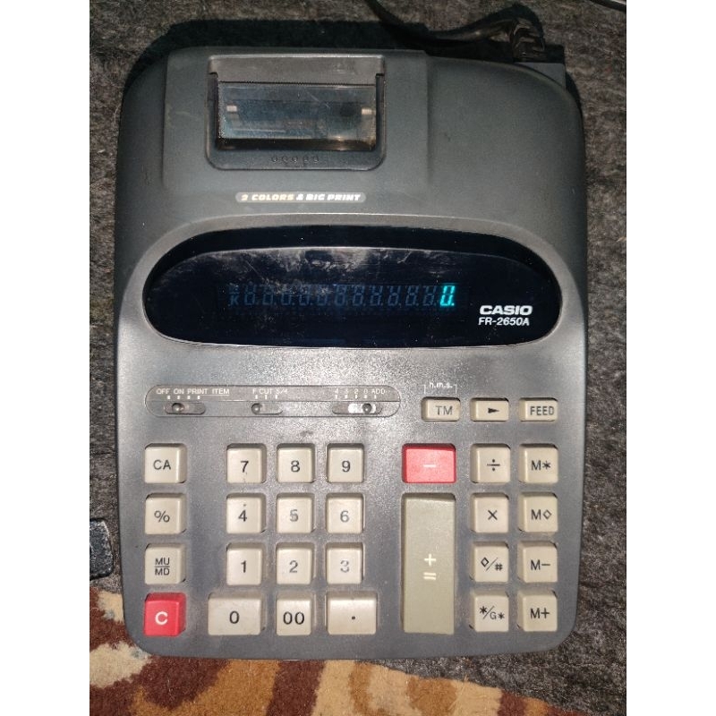 Mesin kasir casio FR-2650A bekas
