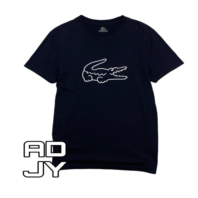 T-SHIRT LLACOSTEE BUAYA CROCODILE LOGO PREMIUM | BAJU PRIA WANITA BRANDED TERBARU KEKINAN MURAH BIG 