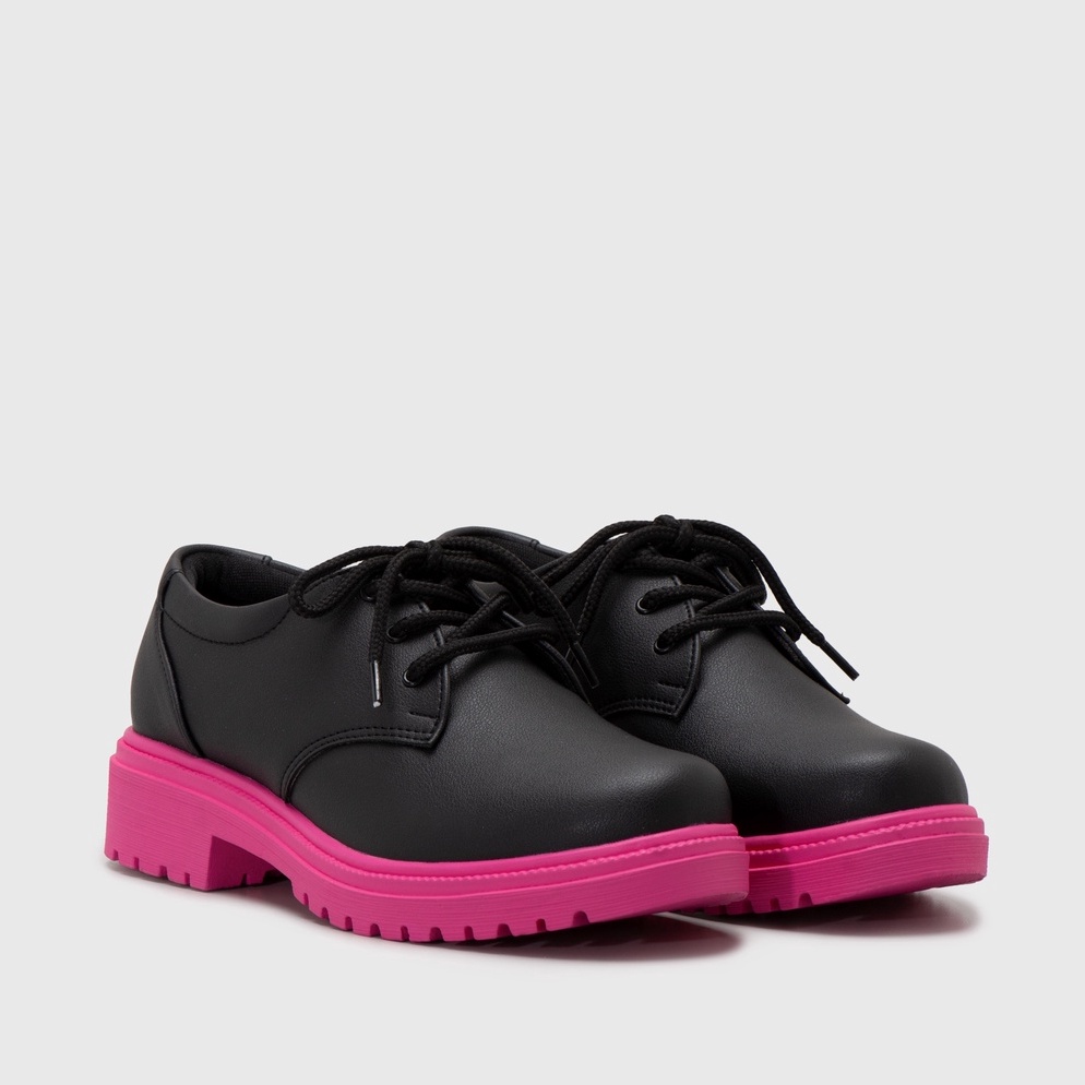 KODE Q49F Adorableprojects  Vailey Oxford Matte Fuchsia  Derby Shoes
